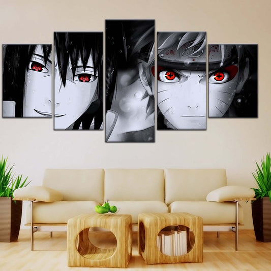Naruto Wall Art - NA5019 - Naruto Uzumaki - Sasuke Uchiha - Naruto Poster - Naruto Canvas