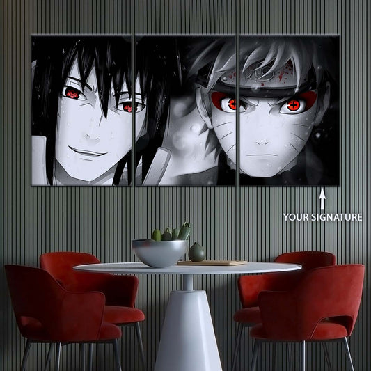 Naruto Wall Art - NA5019 - Naruto Uzumaki - Sasuke Uchiha - Naruto Poster - Naruto Canvas