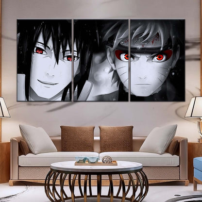 Naruto Wall Art - NA5019 - Naruto Uzumaki - Sasuke Uchiha - Naruto Poster - Naruto Canvas