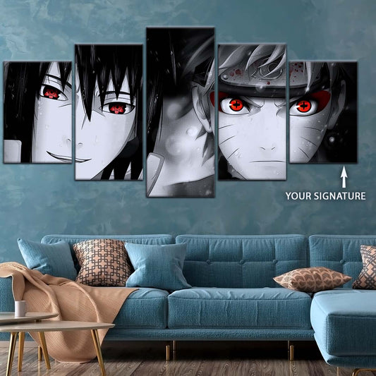 Naruto Wall Art - NA5019 - Naruto Uzumaki - Sasuke Uchiha - Naruto Poster - Naruto Canvas