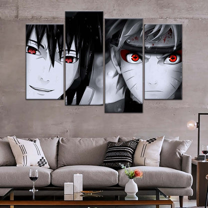 Naruto Wall Art - NA5019 - Naruto Uzumaki - Sasuke Uchiha - Naruto Poster - Naruto Canvas