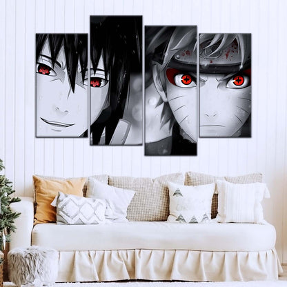 Naruto Wall Art - NA5019 - Naruto Uzumaki - Sasuke Uchiha - Naruto Poster - Naruto Canvas