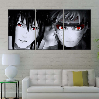 Naruto Wall Art - NA5019 - Naruto Uzumaki - Sasuke Uchiha - Naruto Poster - Naruto Canvas