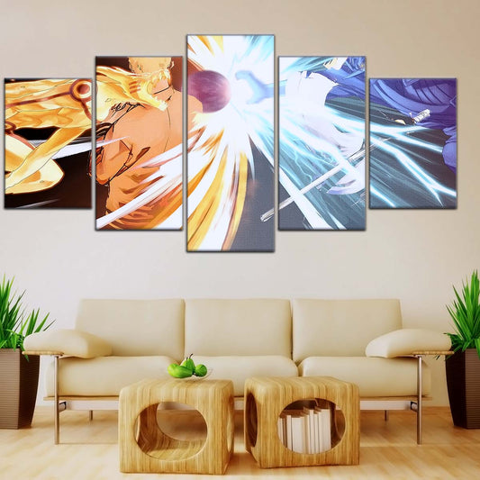 Naruto Wall Art - NA5020 - Naruto Uzumaki - Sasuke Uchiha - Susanoo - Kurama - Naruto Poster - Naruto Canvas