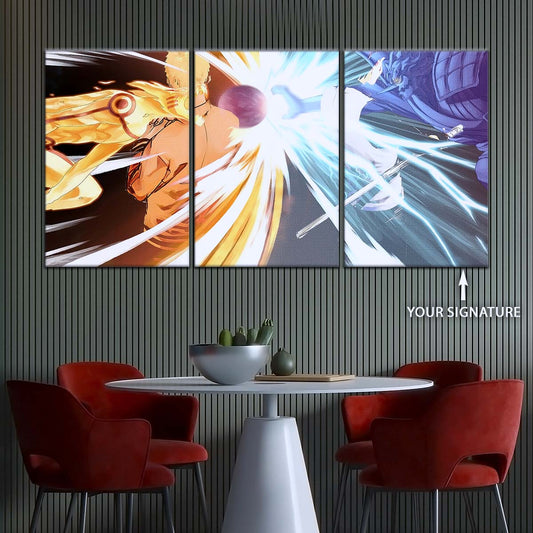 Naruto Wall Art - NA5020 - Naruto Uzumaki - Sasuke Uchiha - Susanoo - Kurama - Naruto Poster - Naruto Canvas