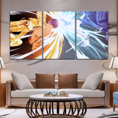 Naruto Wall Art - NA5020 - Naruto Uzumaki - Sasuke Uchiha - Susanoo - Kurama - Naruto Poster - Naruto Canvas