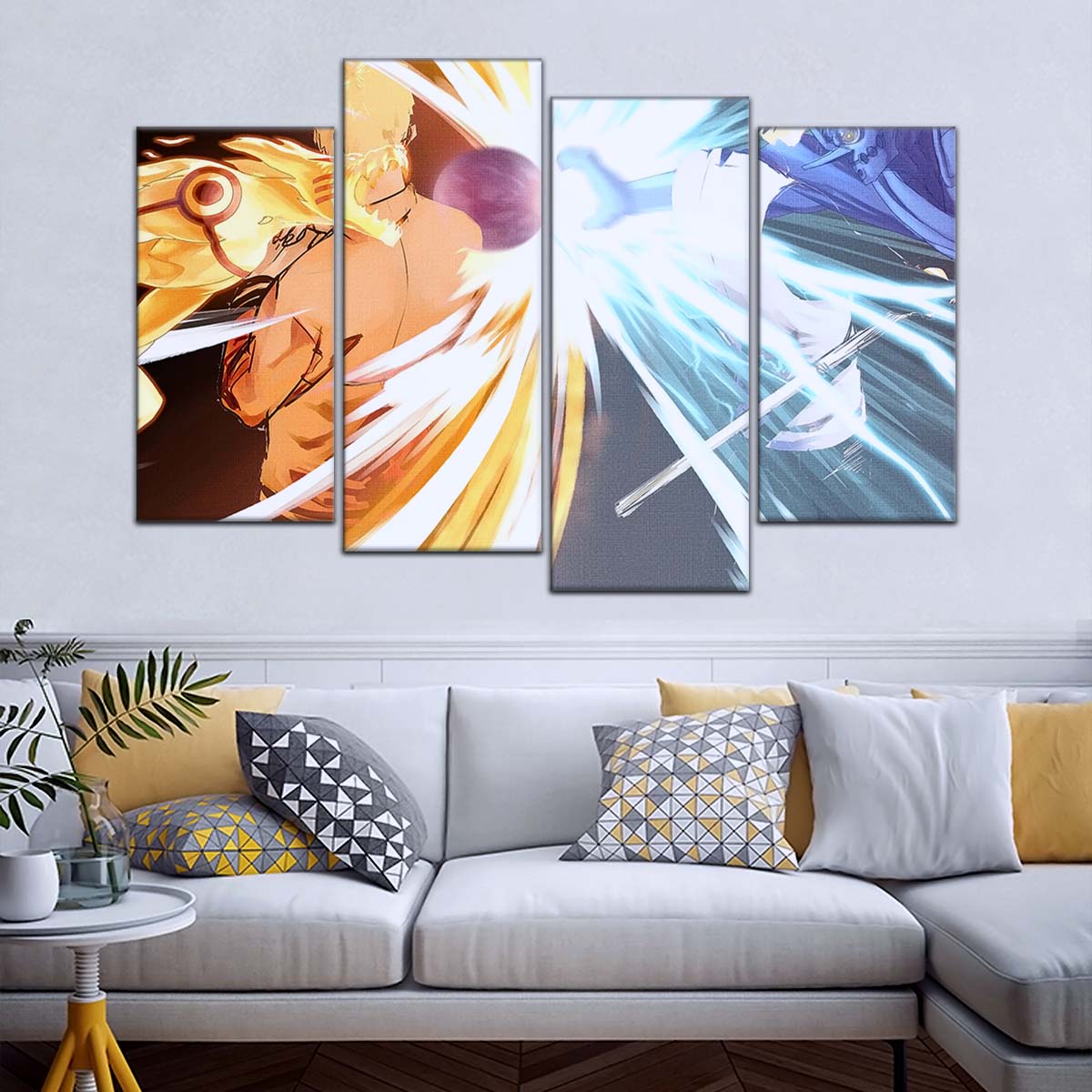 Naruto Wall Art - NA5020 - Naruto Uzumaki - Sasuke Uchiha - Susanoo - Kurama - Naruto Poster - Naruto Canvas