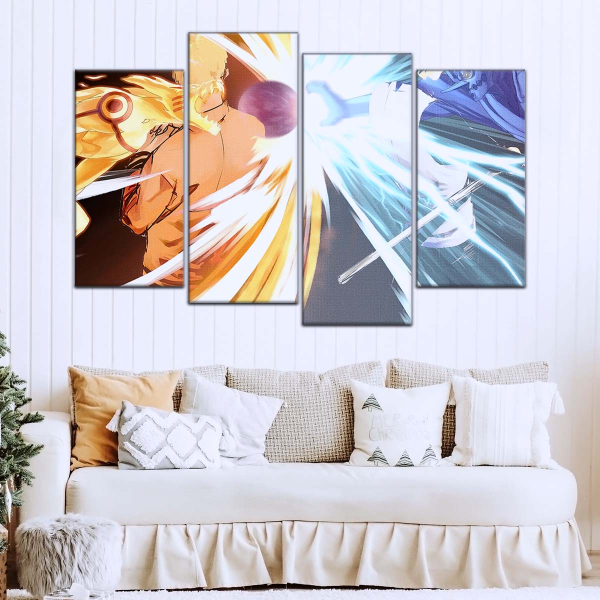 Naruto Wall Art - NA5020 - Naruto Uzumaki - Sasuke Uchiha - Susanoo - Kurama - Naruto Poster - Naruto Canvas