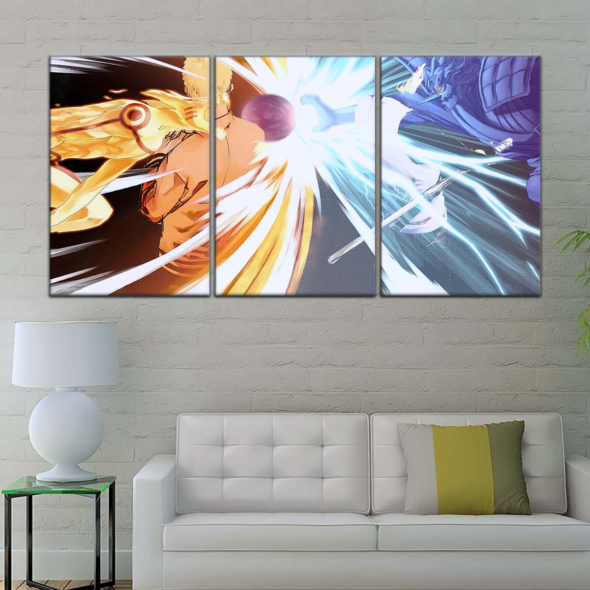 Naruto Wall Art - NA5020 - Naruto Uzumaki - Sasuke Uchiha - Susanoo - Kurama - Naruto Poster - Naruto Canvas