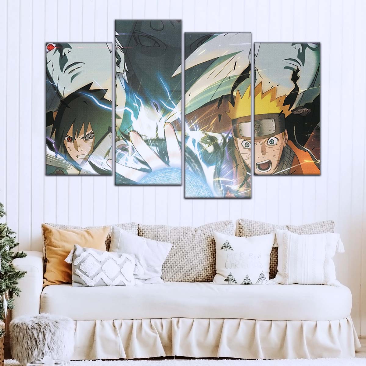 Naruto Wall Art - NA5021 - Naruto Uzumaki - Sasuke Uchiha - Uchiha Clash Obito - Uchiha Madara - Naruto Poster - Naruto Canvas