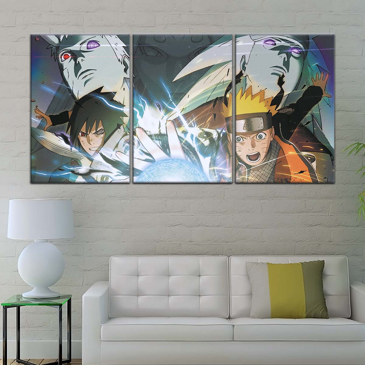 Naruto Wall Art - NA5021 - Naruto Uzumaki - Sasuke Uchiha - Uchiha Clash Obito - Uchiha Madara - Naruto Poster - Naruto Canvas