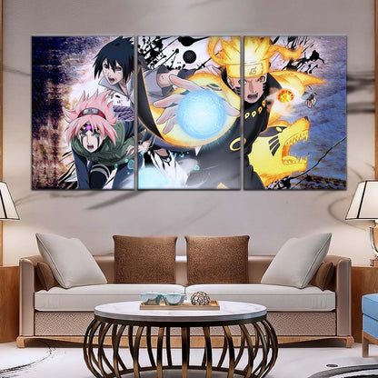 Naruto Wall Art - NA5022 - Sakura Haruno - Naruto Uzumaki - Sasuke Uchiha - Naruto Poster - Naruto Canvas