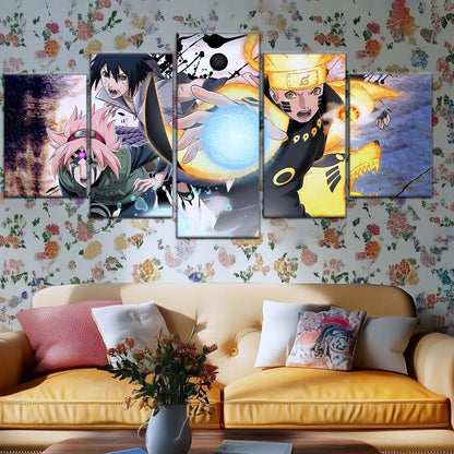 Naruto Wall Art - NA5022 - Sakura Haruno - Naruto Uzumaki - Sasuke Uchiha - Naruto Poster - Naruto Canvas