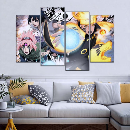 Naruto Wall Art - NA5022 - Sakura Haruno - Naruto Uzumaki - Sasuke Uchiha - Naruto Poster - Naruto Canvas
