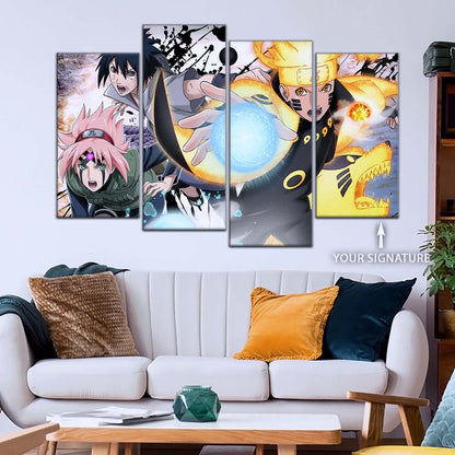 Naruto Wall Art - NA5022 - Sakura Haruno - Naruto Uzumaki - Sasuke Uchiha - Naruto Poster - Naruto Canvas