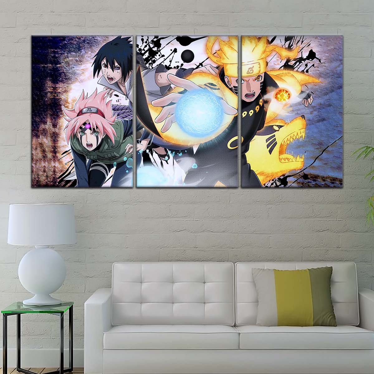 Naruto Wall Art - NA5022 - Sakura Haruno - Naruto Uzumaki - Sasuke Uchiha - Naruto Poster - Naruto Canvas