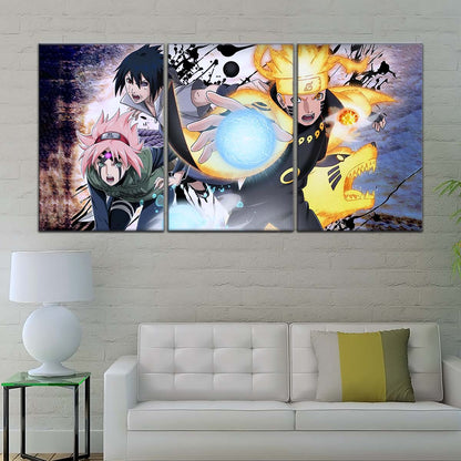 Naruto Wall Art - NA5022 - Sakura Haruno - Naruto Uzumaki - Sasuke Uchiha - Naruto Poster - Naruto Canvas