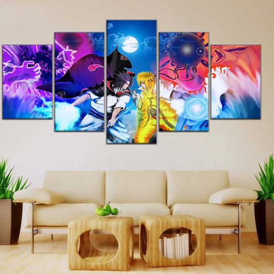 Naruto Wall Art - NA5023 - Naruto Uzumaki - Sasuke Uchiha - Naruto Poster - Naruto Canvas