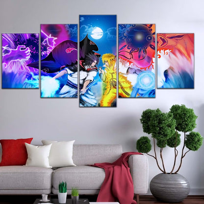 Naruto Wall Art - NA5023 - Naruto Uzumaki - Sasuke Uchiha - Naruto Poster - Naruto Canvas