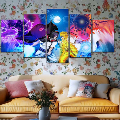 Naruto Wall Art - NA5023 - Naruto Uzumaki - Sasuke Uchiha - Naruto Poster - Naruto Canvas