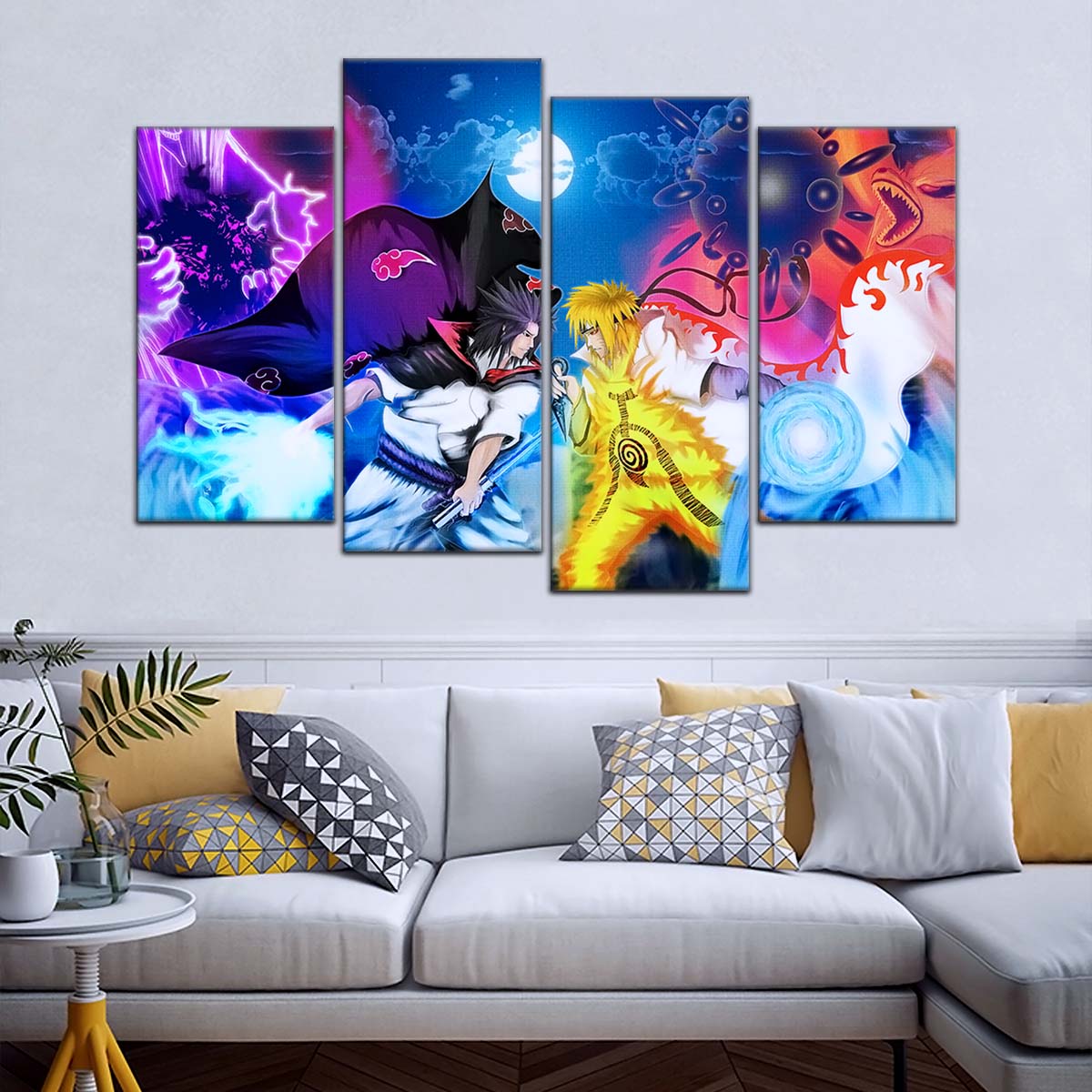 Naruto Wall Art - NA5023 - Naruto Uzumaki - Sasuke Uchiha - Naruto Poster - Naruto Canvas