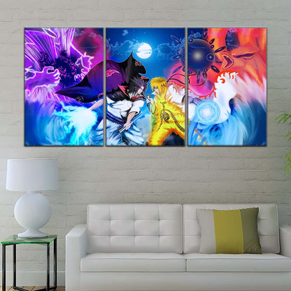 Naruto Wall Art - NA5023 - Naruto Uzumaki - Sasuke Uchiha - Naruto Poster - Naruto Canvas