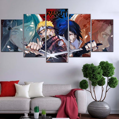 Naruto Wall Art - NA5024 - Sakura Haruno - Hinata Hyuga - Naruto Uzumaki - Sasuke Uchiha - Naruto Poster - Naruto Canvas