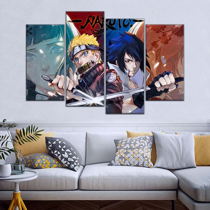 Naruto Wall Art - NA5024 - Sakura Haruno - Hinata Hyuga - Naruto Uzumaki - Sasuke Uchiha - Naruto Poster - Naruto Canvas