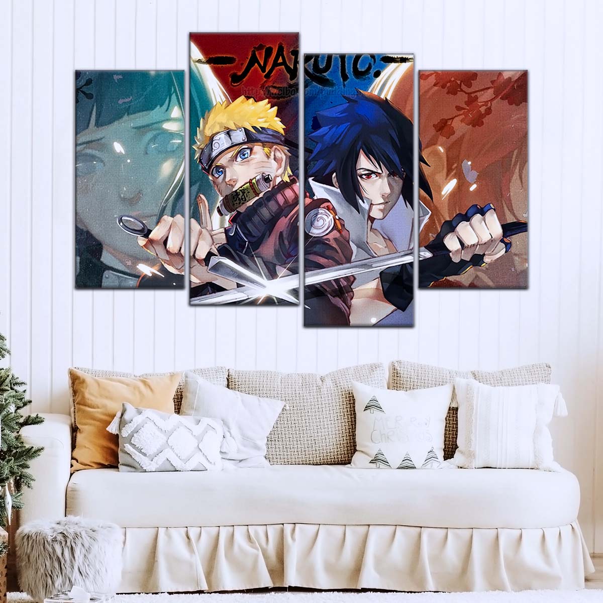 Naruto Wall Art - NA5024 - Sakura Haruno - Hinata Hyuga - Naruto Uzumaki - Sasuke Uchiha - Naruto Poster - Naruto Canvas