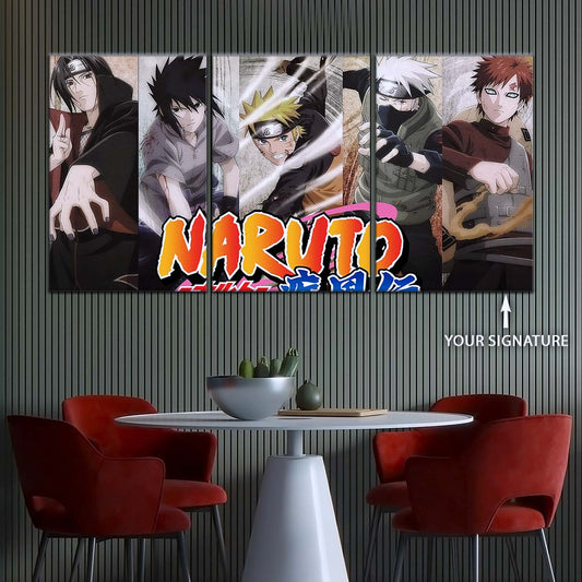 Naruto Wall Art - NA5027 - Naruto Uzumaki - Sasuke Uchiha - Kakashi Hatake - Itachi Uchiha - Naruto Poster - Naruto Canvas