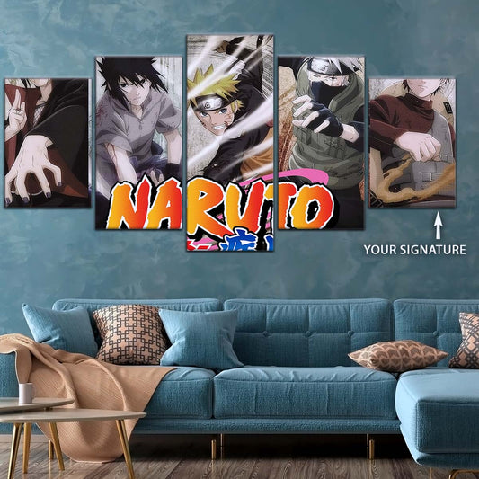 Naruto Wall Art - NA5027 - Naruto Uzumaki - Sasuke Uchiha - Kakashi Hatake - Itachi Uchiha - Naruto Poster - Naruto Canvas
