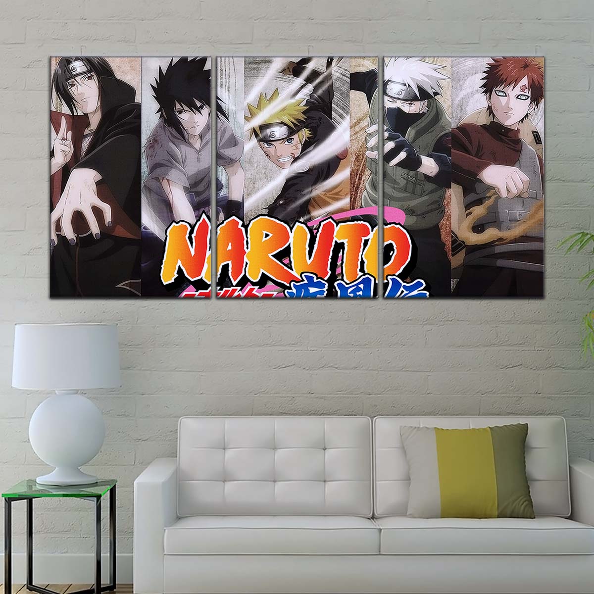 Naruto Wall Art - NA5027 - Naruto Uzumaki - Sasuke Uchiha - Kakashi Hatake - Itachi Uchiha - Naruto Poster - Naruto Canvas