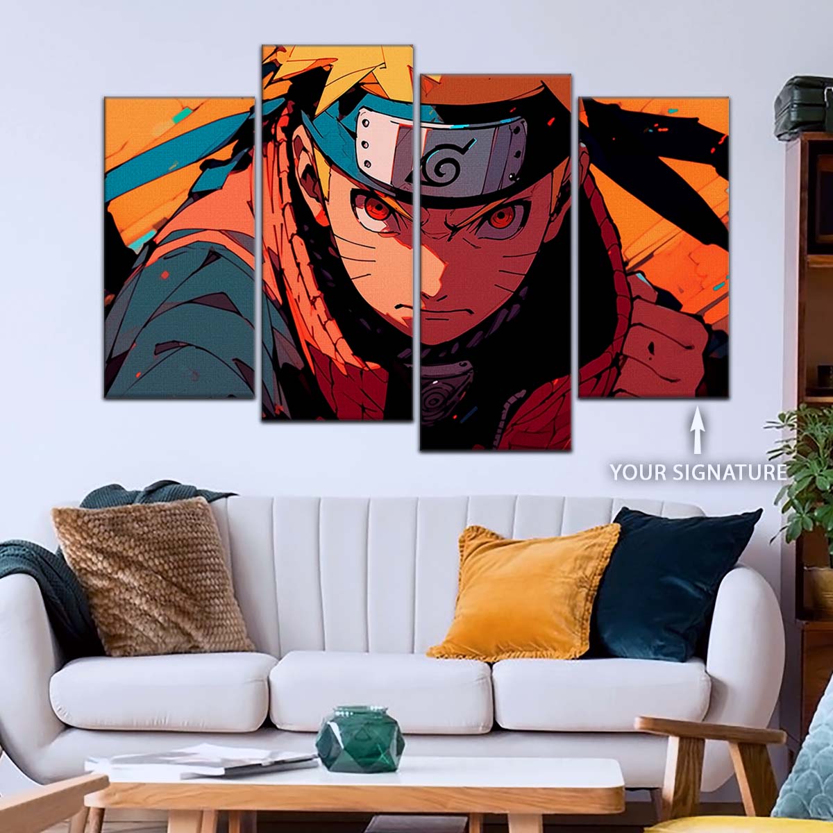 Naruto Wall Art - NA5029 - Naruto Uzumaki - Naruto Poster - Naruto Canvas