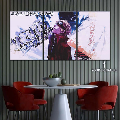 Naruto Wall Art - NA5037 - Naruto Uzumaki - I Will Become Hokage - Naruto Poster - Naruto Canvas