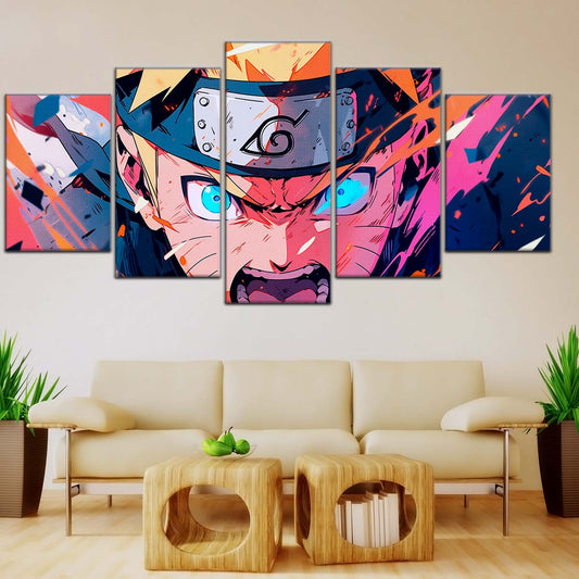 Naruto Wall Art - NA5040 - Naruto Uzumaki - Dynamic Ninja Power Display - Naruto Poster - Naruto Canvas