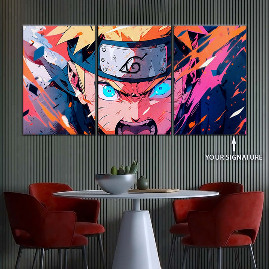 Naruto Wall Art - NA5040 - Naruto Uzumaki - Dynamic Ninja Power Display - Naruto Poster - Naruto Canvas