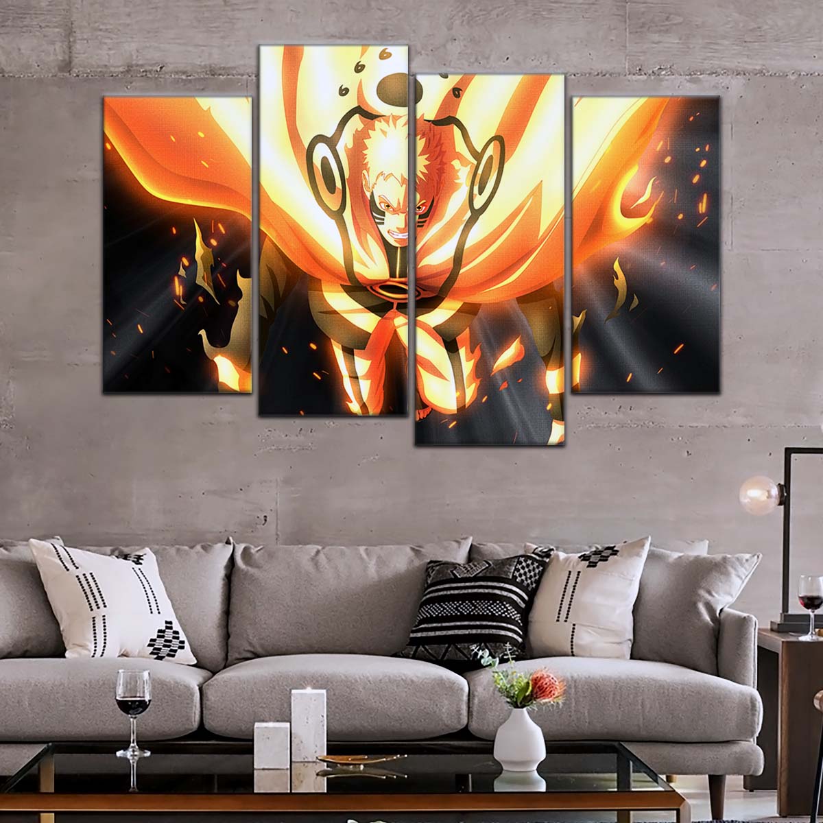 Naruto Wall Art - NA5044 - Naruto Uzumaki Blaze - Naruto Poster - Naruto Canvas
