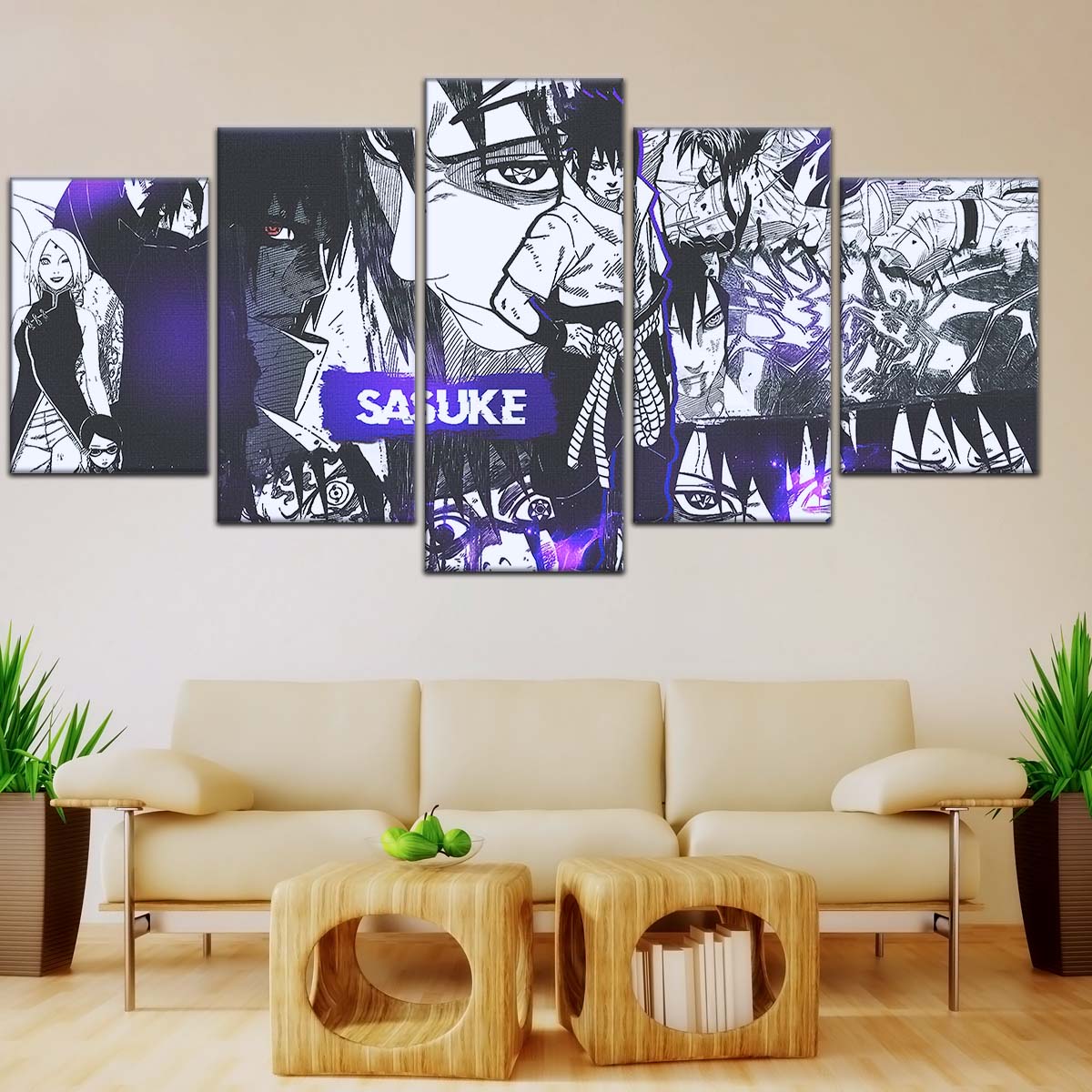 Naruto Wall Art - NA5045 - Sasuke Uchiha - Naruto Poster - Naruto Canvas