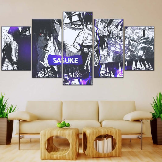 Naruto Wall Art - NA5045 - Sasuke Uchiha - Naruto Poster - Naruto Canvas