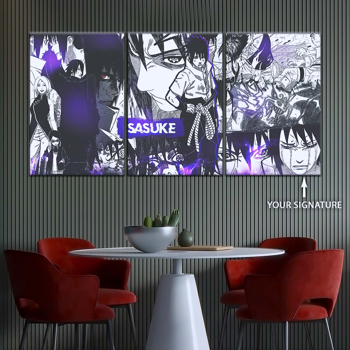 Naruto Wall Art - NA5045 - Sasuke Uchiha - Naruto Poster - Naruto Canvas