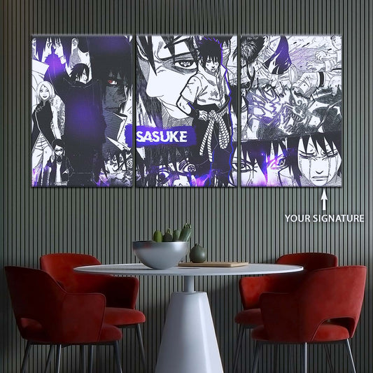 Naruto Wall Art - NA5045 - Sasuke Uchiha - Naruto Poster - Naruto Canvas