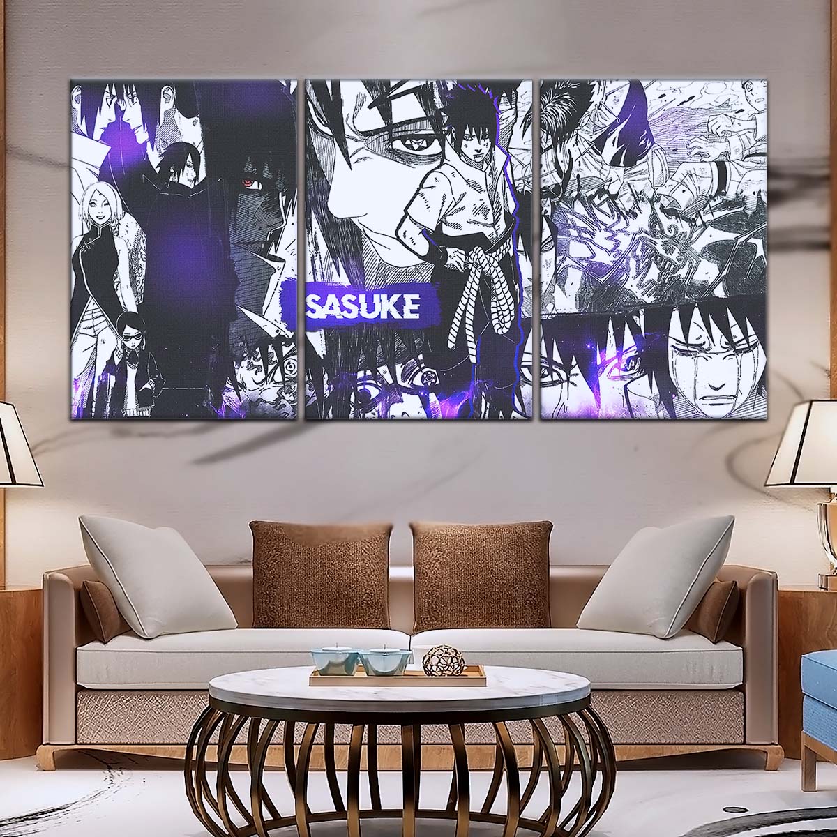 Naruto Wall Art - NA5045 - Sasuke Uchiha - Naruto Poster - Naruto Canvas