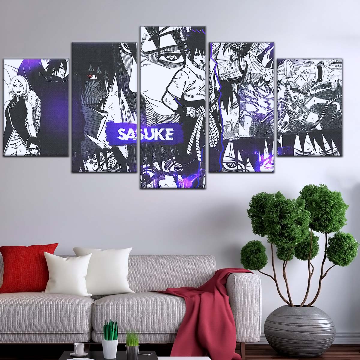 Naruto Wall Art - NA5045 - Sasuke Uchiha - Naruto Poster - Naruto Canvas