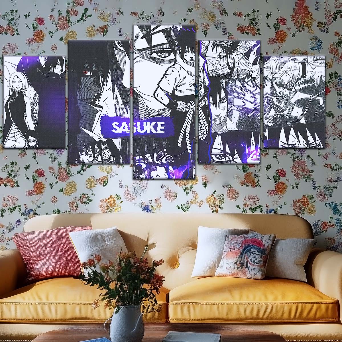 Naruto Wall Art - NA5045 - Sasuke Uchiha - Naruto Poster - Naruto Canvas