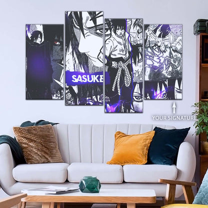 Naruto Wall Art - NA5045 - Sasuke Uchiha - Naruto Poster - Naruto Canvas