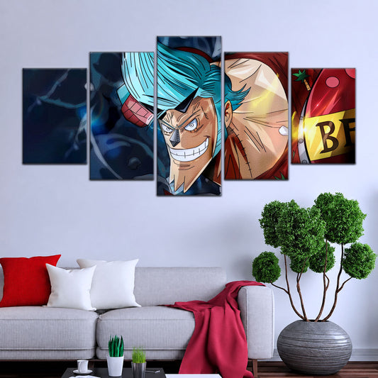 One Piece Canvas Wall Art - OP5002 - Cyborg Franky