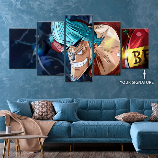 One Piece Canvas Wall Art - OP5002 - Cyborg Franky
