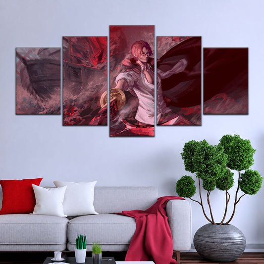 One Piece Canvas Wall Art - OP5017 - Red Hair Shanks