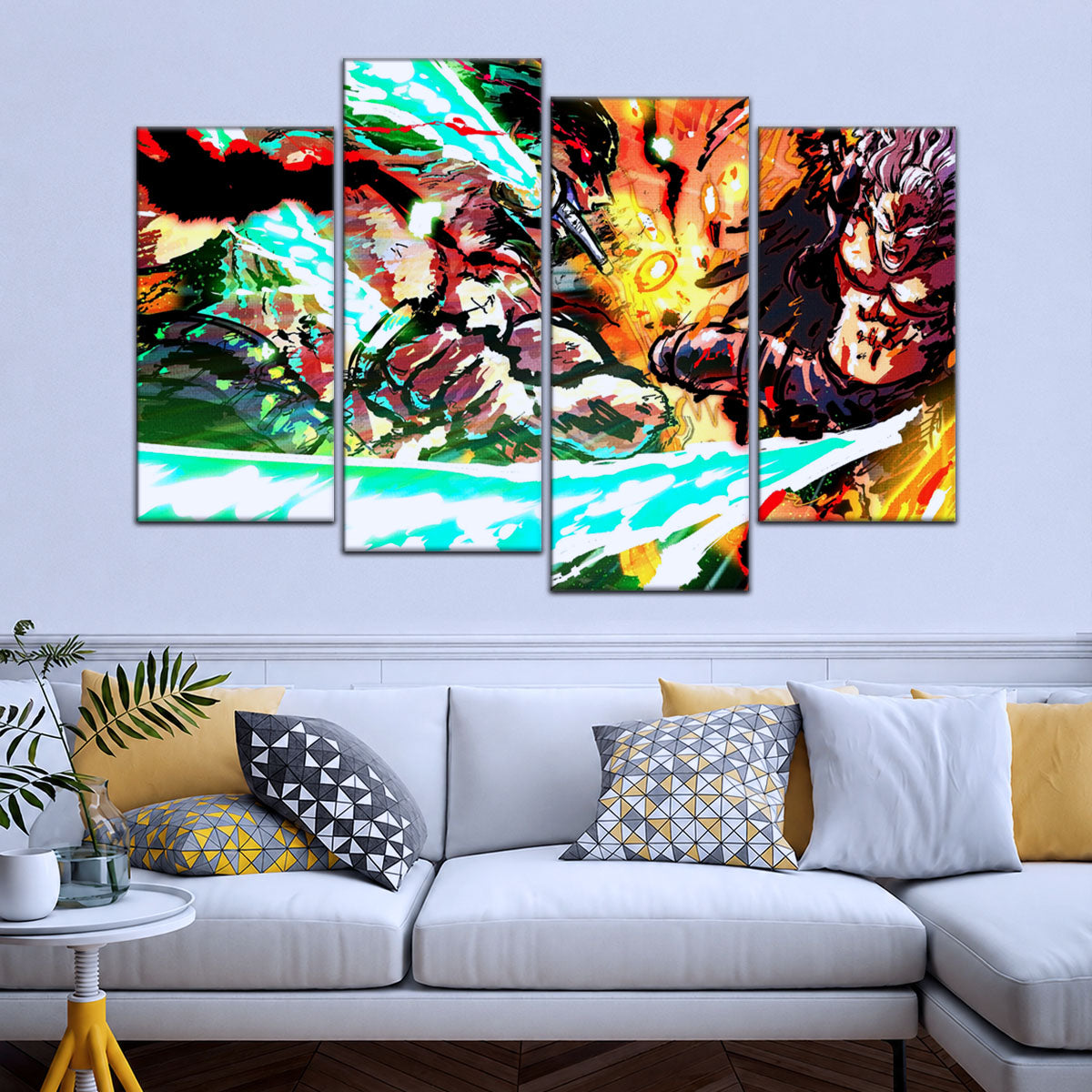 One Piece Canvas Wall Art - OP5023 - Roronoa Zoro vs King