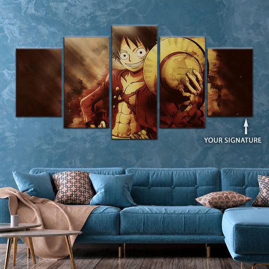 One Piece Canvas Wall Art - OP5038 - Monkey D. Luffy